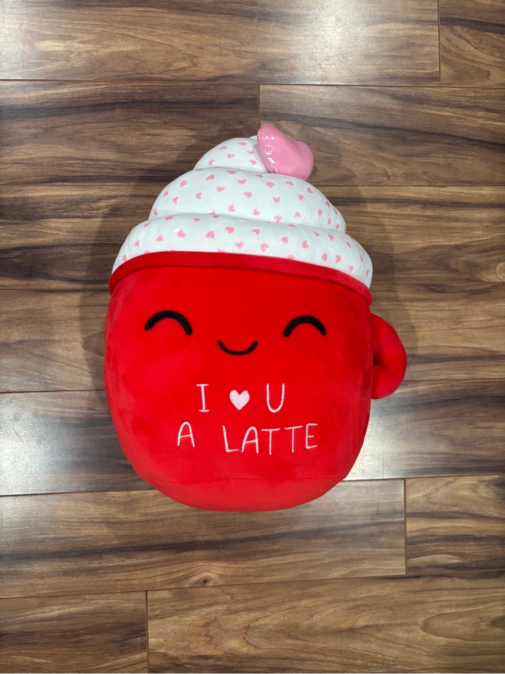 Linzy “I Love You A Latte” Squishy Soft Pillow